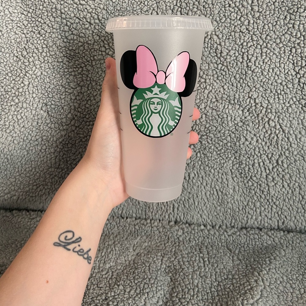 Minnie Head Starbucks Cold Cup